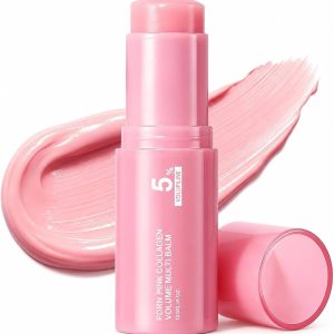 PDRN Pink Collagen Volume Multi Balm Stick - Face & Body Balm | Volufiline, PDRN, NAD, Collagen - Under-Eyes, Neck, Forehead, Smile Lines, Lips, Plumping & Radiance for Line Care, K-Beauty